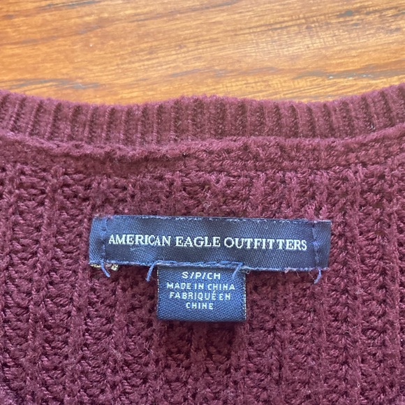American Eagle Knit Drop Shoulder Sweater - Picture 3 of 3